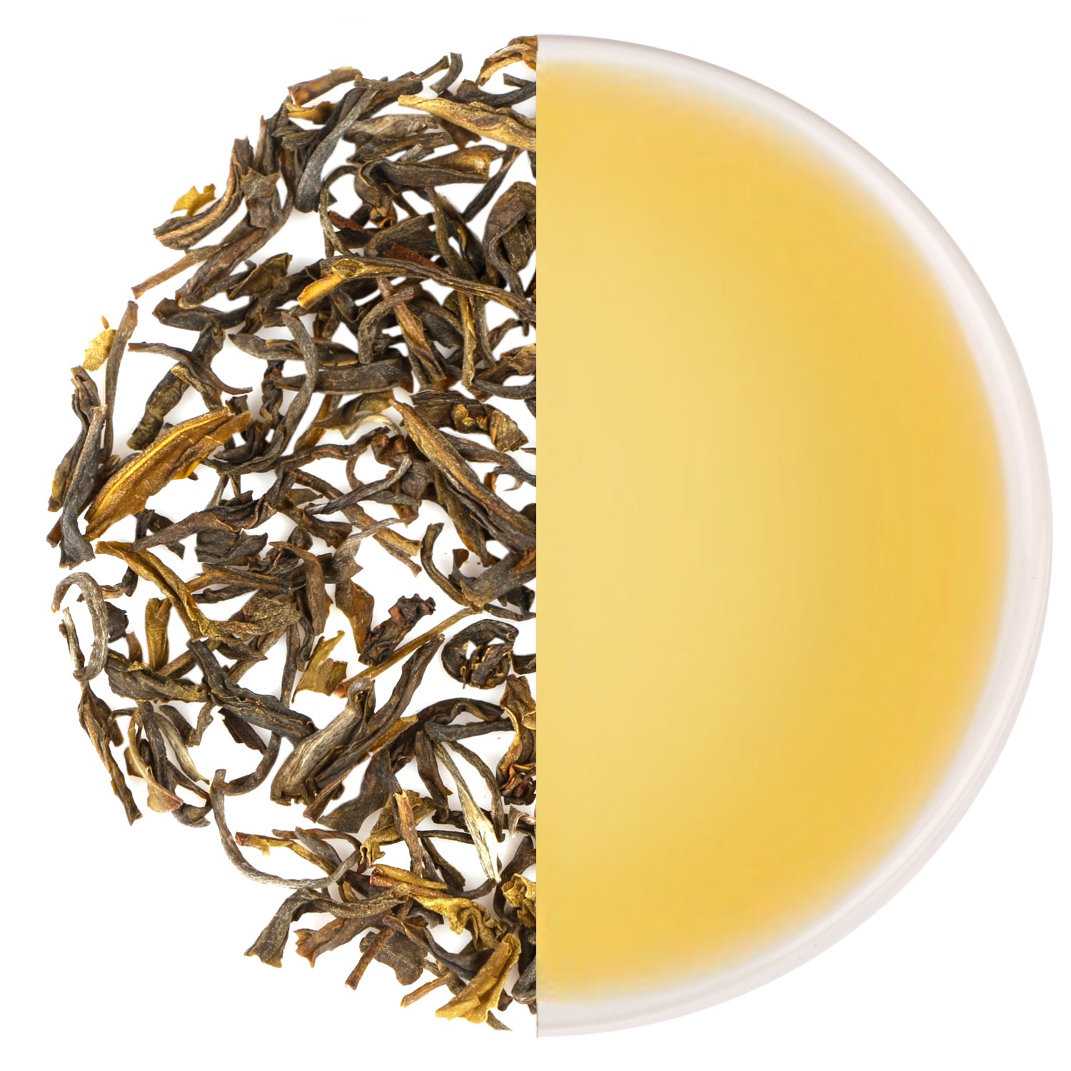 Handpicked whole leaf green tea from Assam