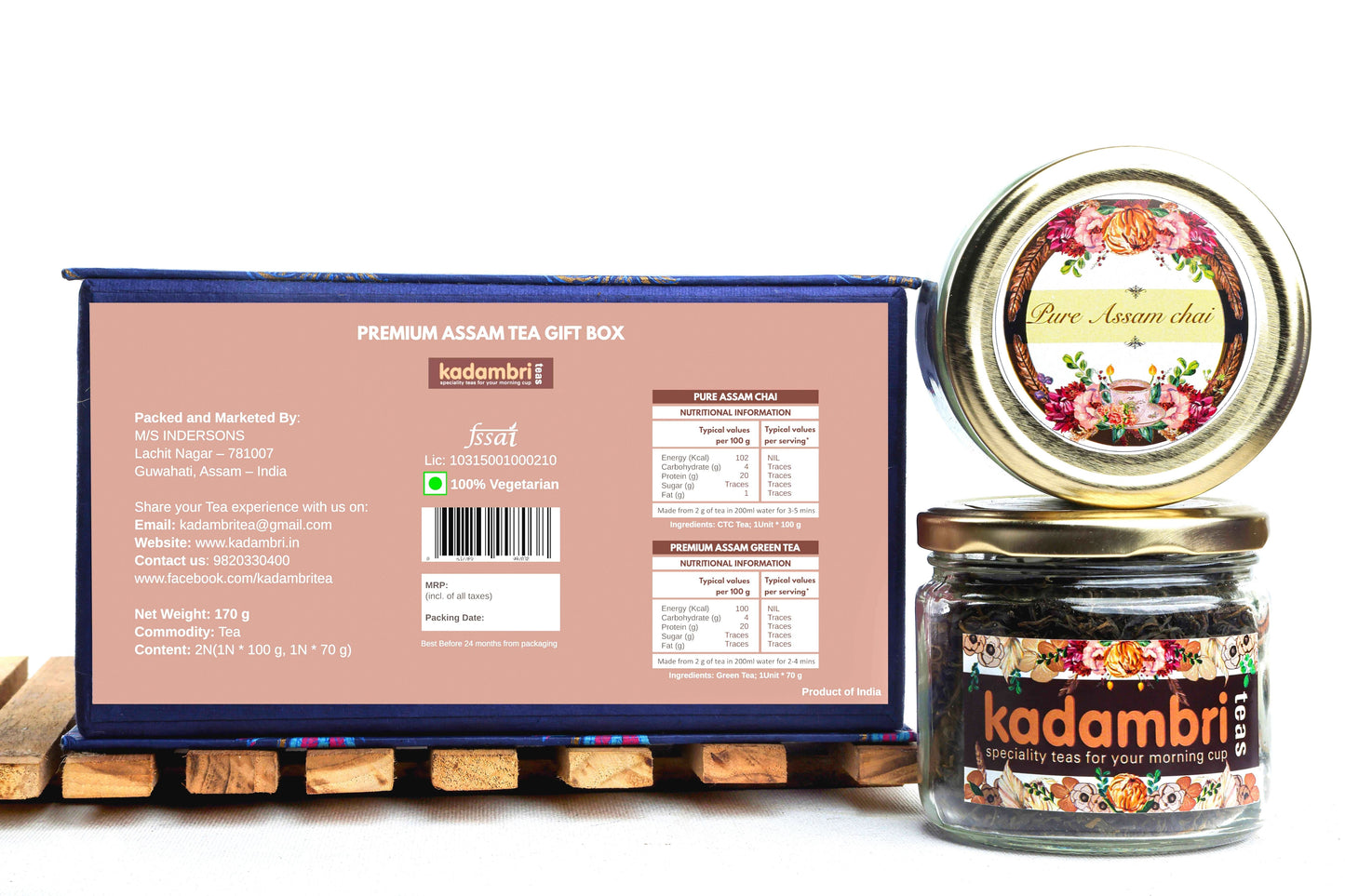 Assam Green & Chai Tea Gift Box